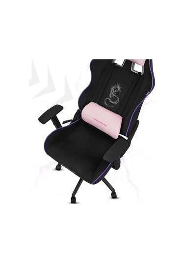 Rio Balerion Terletmez Kadife Kumaş Siyah Gaming Oyuncu Koltuğu - 8 Siyah