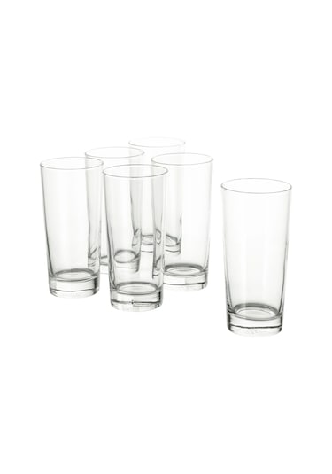 6 Adet Kokteyl Bardağı Yükseklik 16 Cm İkea 6'lı Set Cam Bardak
