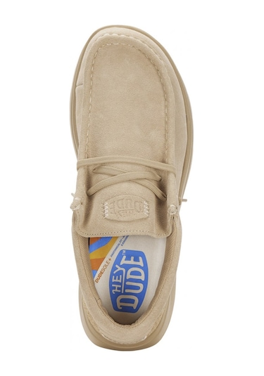 Oxford Klasik Erkek Hd.41975-265 Hey Dude Wally Comf Suede Tan Taba