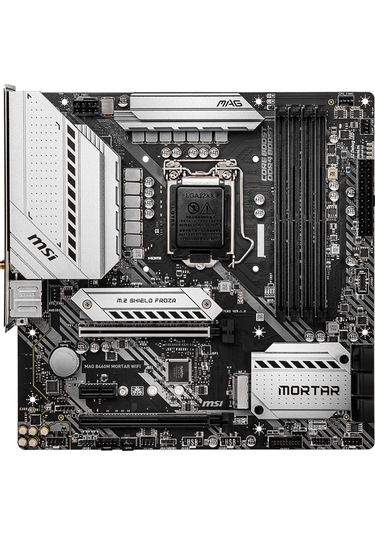 MSI MAG B460M Mortar Wi-Fi Intel B460 2933 MHz DDR4 Soket 1200 mATX Anakart