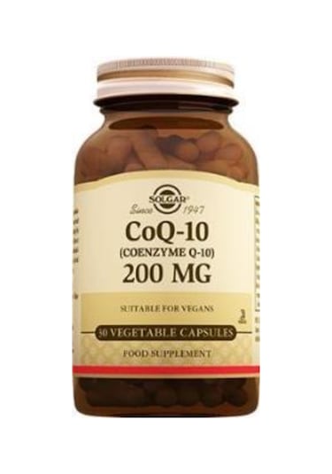 Solgar Coenzyme Q-10 200 MG 30 Kapsül
