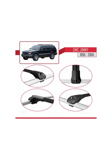 Gmc Jimmy 1995-2005 Arası İle Uyumlu Ace-1 Ara Atkı Tavan Barı Si