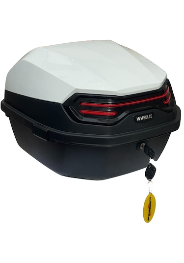 Wheelıe Xt08-w 32 Litre Motosiklet Arka Çanta Beyaz