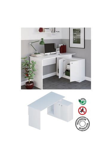 Decormet Başak Çalışma Masası Beyaz Diğer