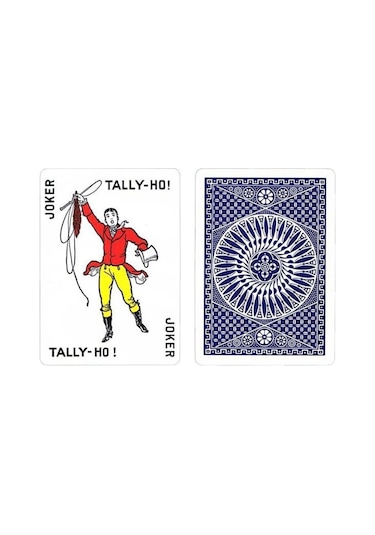 Tally-ho Circle Back Mavi Blue Oyun Kağıdı İskambil Kartları Destesi