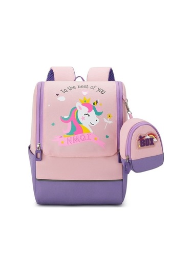 Ilkokul Öğrencileri Karikatür Anime Sırt Çantası J7nhu2 Mor