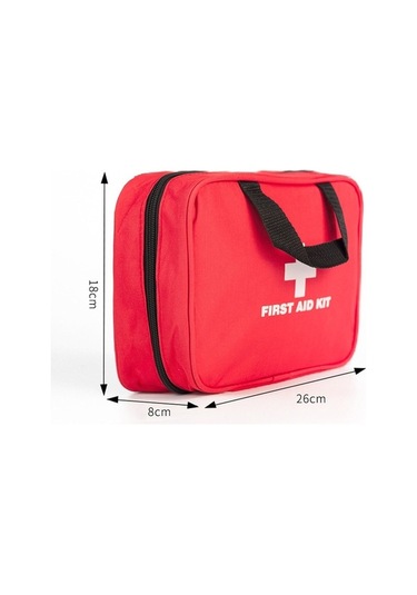 Wondernest 234'ü 1 Arada Taşınabilir Ev Ve Dış Mekan Acil Durum Seti Hayatta Kalma Kutusu Kırmızı