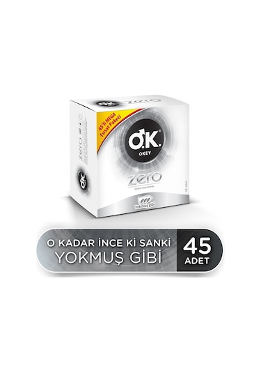 Okey Zero Prezervatif 45'li