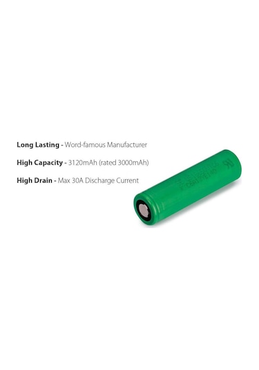 SONY VTC6 3120mAh 30A-60A 3.6V US18650 Li-ion Batarya