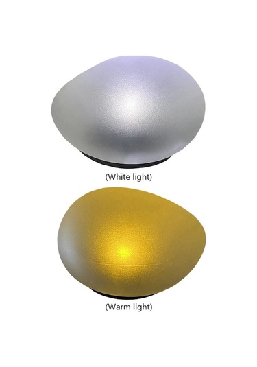 Besthome1 Çakıl Şekilli Güneş Enerjili Bahçe Lambası - Ip55 Su Geçirmez, 8 Saat Aydınlatma, Led Beyaz, Ev Bahçe Dekorasyonu Bey Beyaz