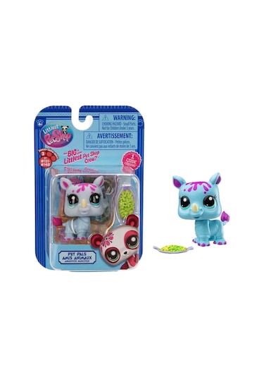 Sunman Littlest Pet Shop Minişler Tekli Paket Gergedan S01005233 S3 141
