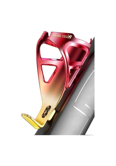Dancemonkey West Bıkıng Yp0704033 Bisiklet Şişe Kafesi - Kırmızı/altın Ultralight Mtb Yol Bisiklet Su Şişesi Tutucu İçecek Bardağı Braketi Acid Yeşili