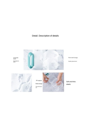 Dancemonkey 3 Adet Şeffaf Turuncu Cola Soğutmalı Saklama Kutusu Çok Renkli