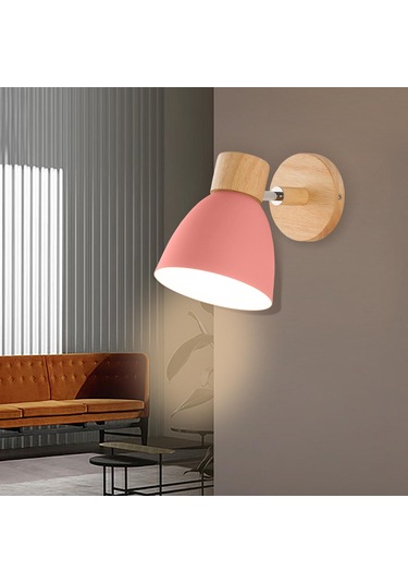 Suntek Modern Basit Duvar Işık Fikstürleri Koridor Pembe Pembe