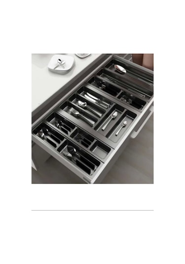 Eko Modüler Kaşıklık 62x49 Cm Antrasit Royaleks-70095 Çok Renkli