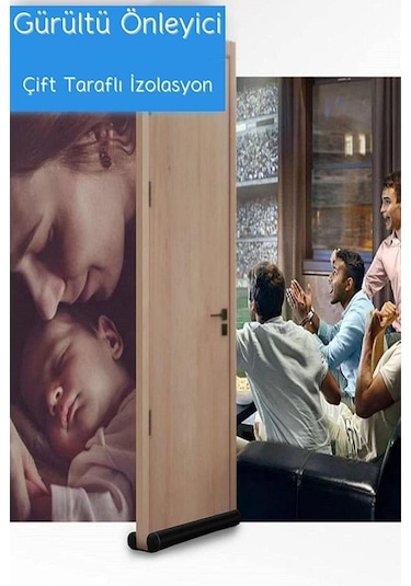 Rüzgar Kesici Ses Geçirmez Pencere Su Sızdırmaz Kapı Altı Rüzgar Önleyici 2 Adet 85cm