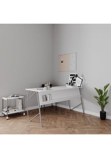 Ella Ofis Masası 150cm Beyaz