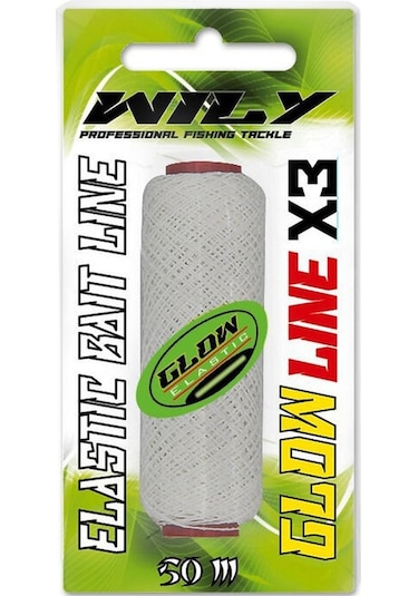 Wily Fosforlu Glow Pro Elastik Yem İpi 50mt.