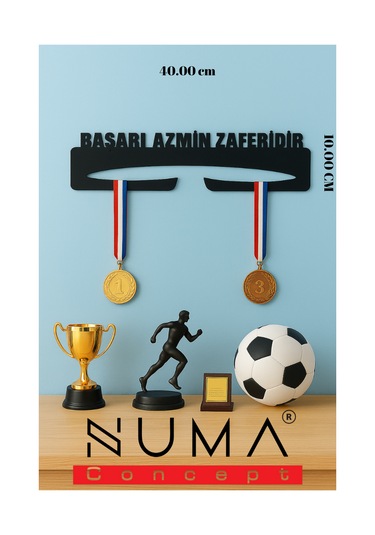 Madalya Asma Askısı 40x10 Cm Kolay Montaj Asma Aparatlı