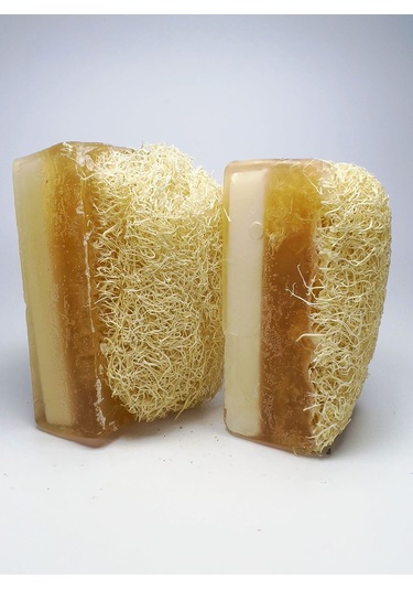 Dalgıçoğlu Kabak Lifli Ballı Doğal Eşek Sütü Sabunu El Yapımı 125 G