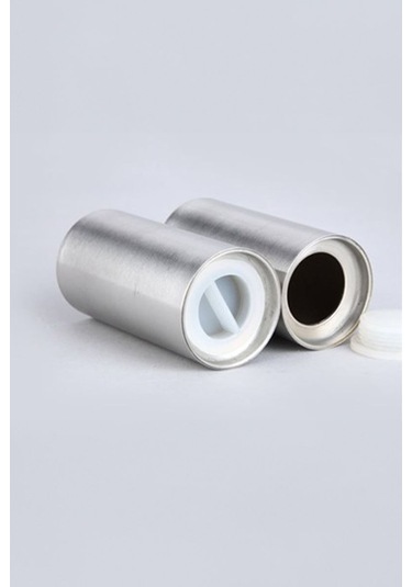 Mat Çelik 3 Parça Tuz Karabiber Standlı Baharatlık Set Cin971 Gri