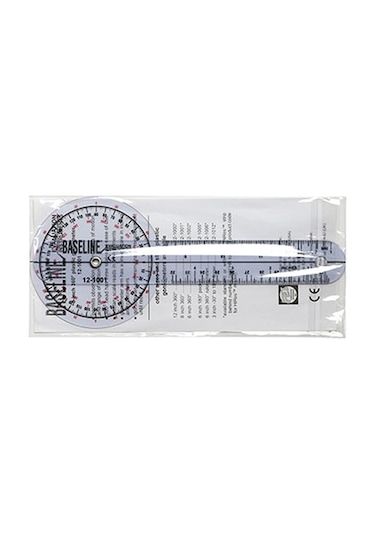 Baseline Plastik Gonyometre 360 Derece 20 CM