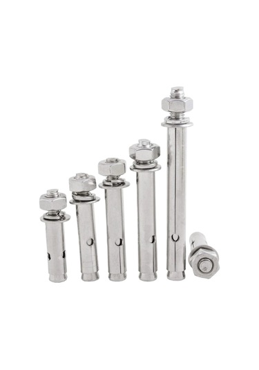 Genişletme Cıvataları 316 Paslanmaz Çelik Genişleme Vidası Beton M6 M8 M10 M12 Duvar Ankrajı Vidalı Hareketleyici M6x60mm2pcs M5 - 1000 MM