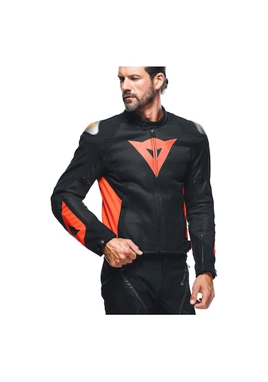 Dainese Energyca Air Black Fluo Red Tekstil Mont