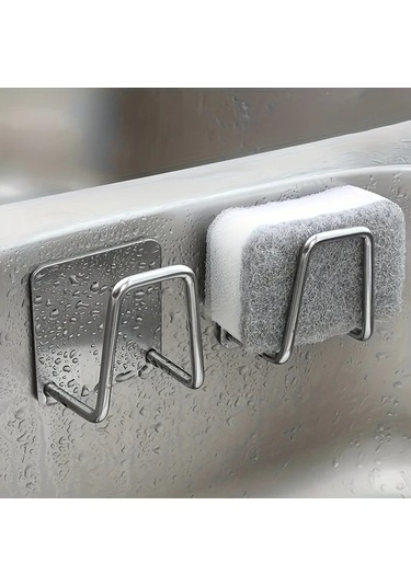 Xuweiwei Gümüş Paslanmaz Çelik Drenaj Rafı Banyo Mutfak Temizlik Düzenleme Gümüşi