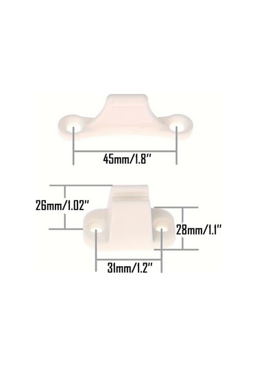 Fochsia Karavan Kamp Kapı Stoperi Beyaz Çekmece Sabitleyici Araç Yedek Parça