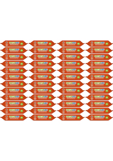 Freshlife Hasta Vücut Temizleme Islak Mendil Havlu 50 Yaprak 2XL 48'li Set