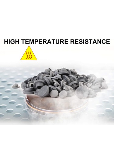 Borox Flakon Kauçuk Tıpa 20mm - Butil Tapa 100 Adet