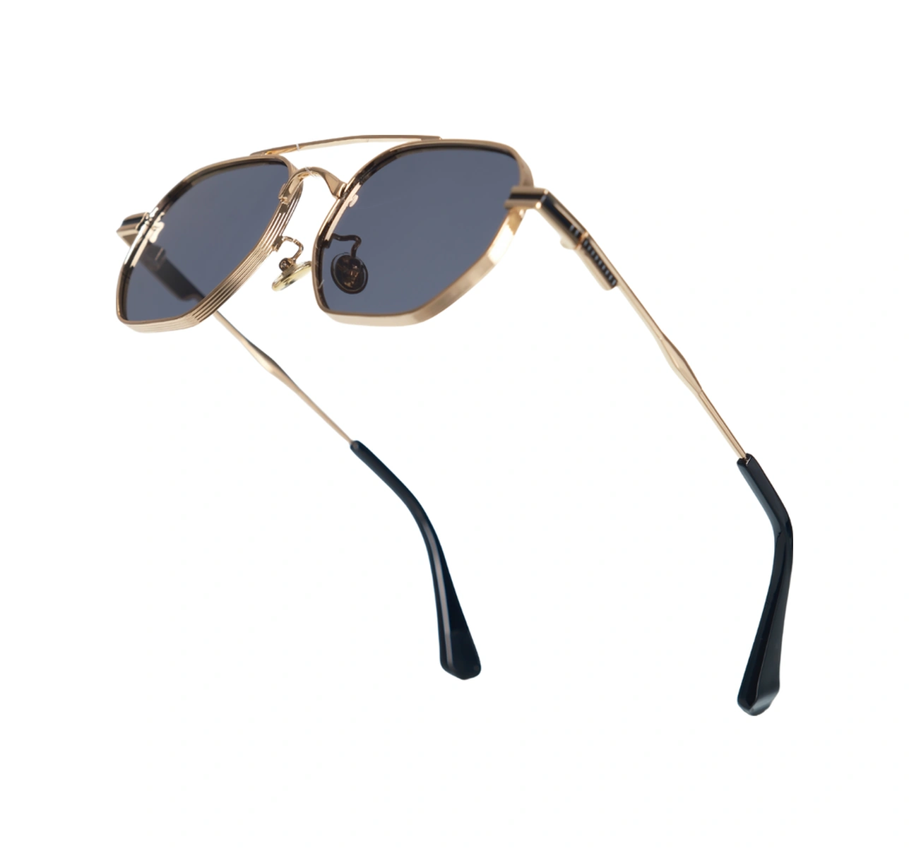 Royal Eyewear Re2415 Gold Siyah Güneş Gözlüğü Siyah - Mavi