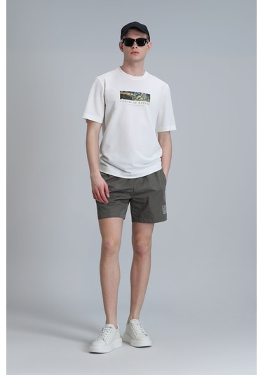 Lufian Aldor Erkek Deniz Şortu Haki Haki 111220101100630 Haki