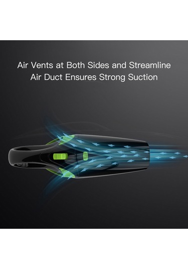 Springsun Araba Elektrikli Süpürgesi El Tipi Elektrikli Süpürge Kablosuz Usb Hızlı Şarj Taşınabilir Ev Araba Islak Kuru Temizleme