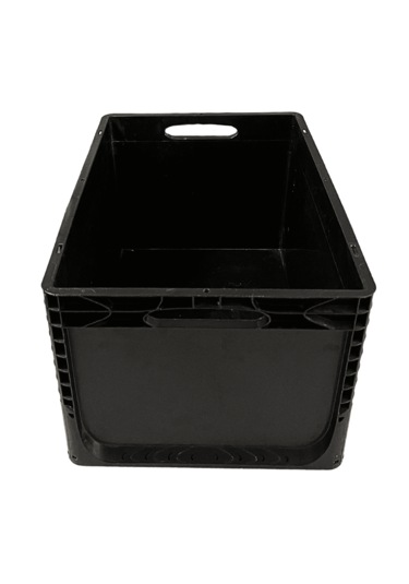 Alpbx 1.kalite Siyah Plastik Kasa 60x40x32 Cm - Kutu 65 Litre
