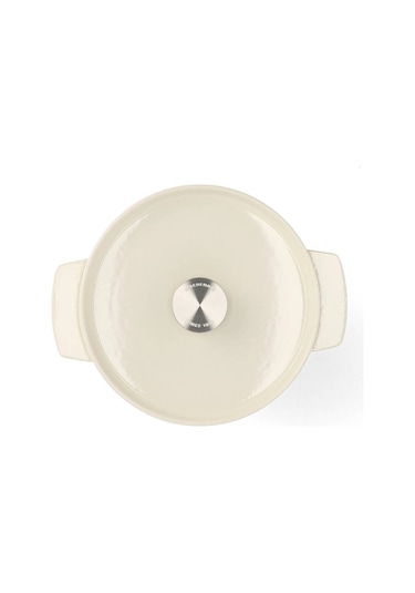 Kitchenaid Cc006056 Döküm Demir Tencere 22 Cm / 3.3 L Almond Krem