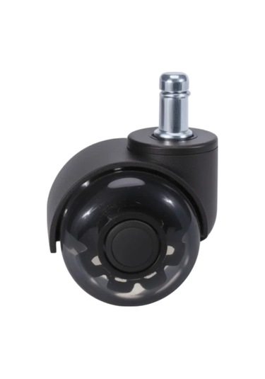 Brante Klipsli Baş Ortam Tekerleği 50 Mm Başçıkartmalı M11 Çift 360569843 Siyah