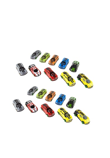 1:70 Ölçek Metal Arabalar Model 20'lu Set 7 Cm