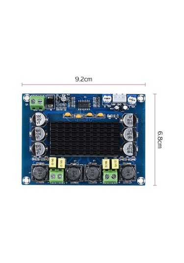 Novahub 120w Stereo Ses Güçlendirici Modül, Dıy Araç Ve Bilgisayar Hoparlör Sistemi İçin, Yüksek Verimlilik
