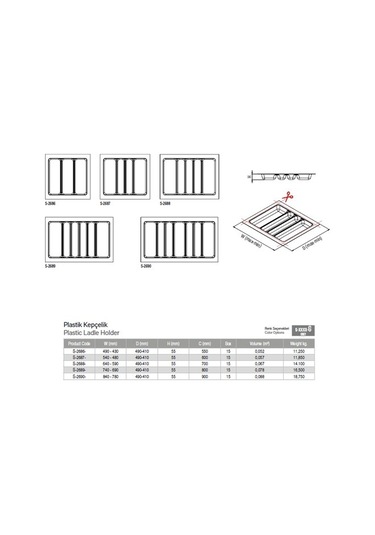 Starax Kepçelik 64x49 - Gri Renk