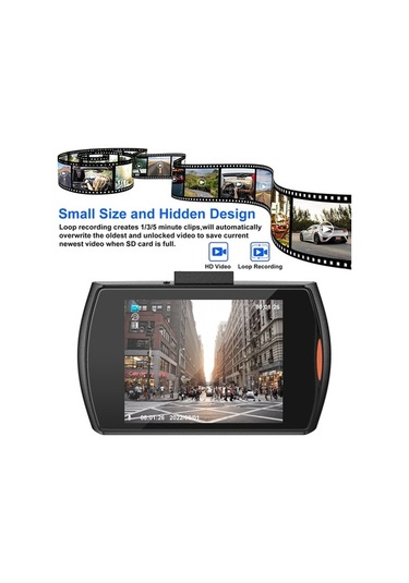 Araç İçi Kamera 1080p Araç İçi Kamera Araba Dvr Sürüş Video Kaydedici Kamera Hv