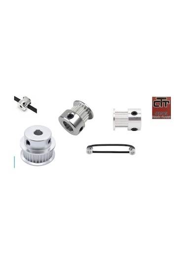 Dişli Alüminyum Gt2 Kasnak 16T-20T-30T-40T-60T