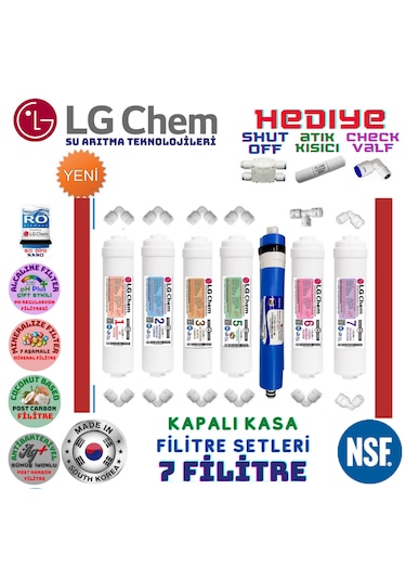 Lg Chem Gold Beyaz Pompalı Montaj Dahil 12 Lt 14 Aşama Su Arıtma