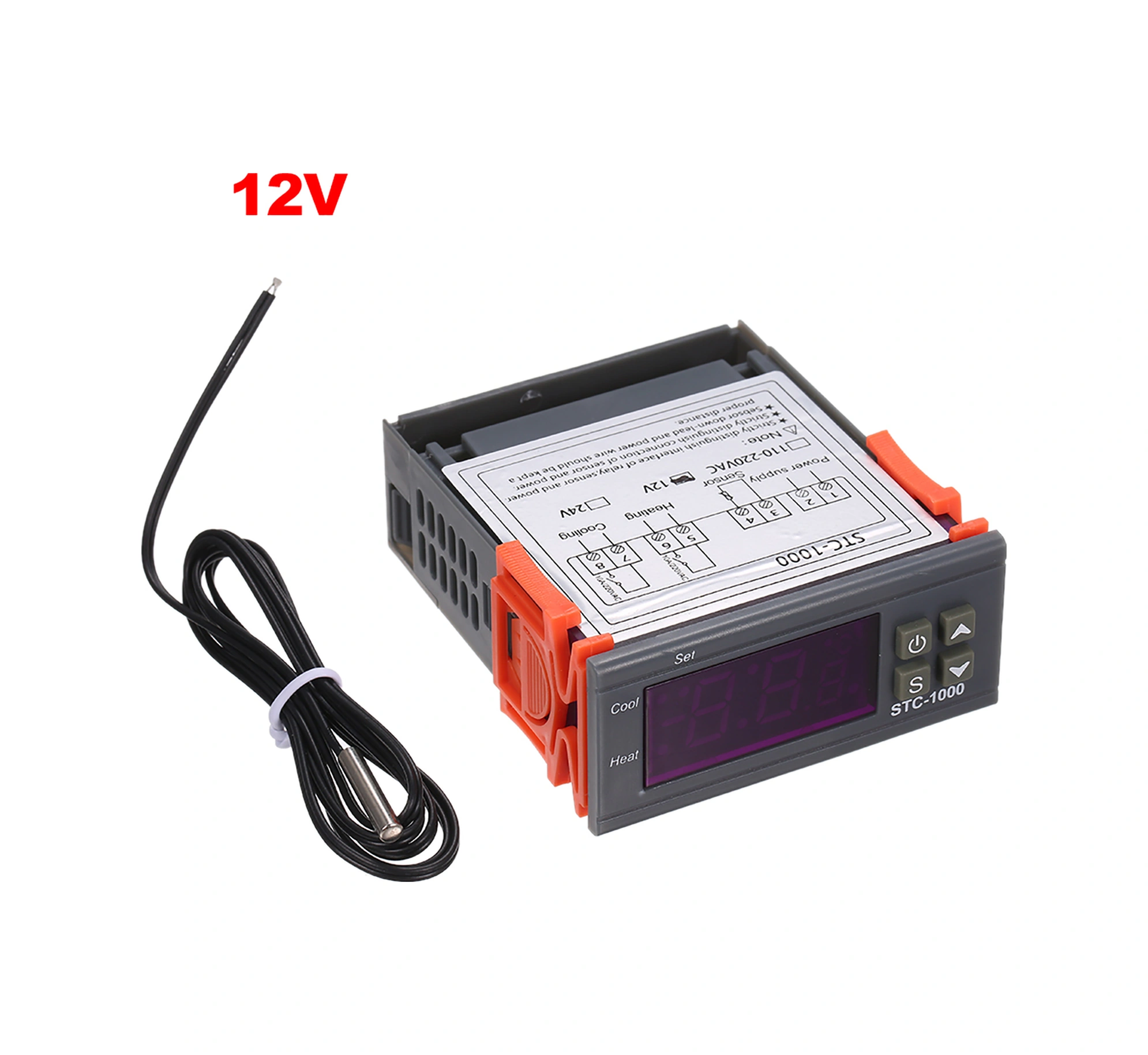 Youmex Stc-1000 Dijital Sıcaklık Kontrol Cihazı -50 C 99 C Soğutma-ısıtma Otomatik Değişim 12v Ntc Sensörlü