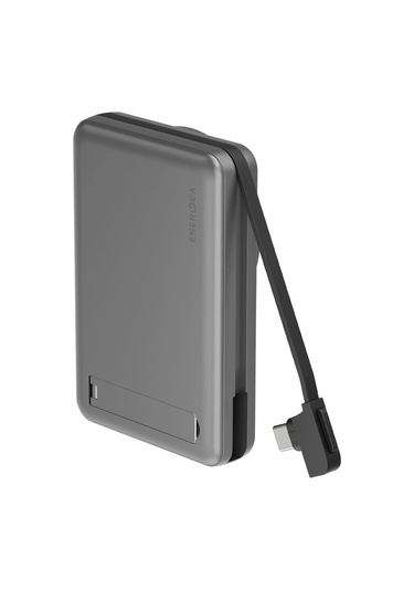 Magpac Pro Plus 10.000 Mah 20w Type-c 20w Type-c Kablo Ve 15w Kablosuz Şarj Hızlı Şarj Magsafe Powerbank Koyu Gri