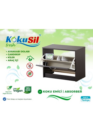 Kokusil Ayakkabı Dolabı Koku Giderici Ve Koku Emici