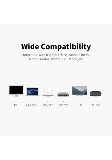 Konesam Cat8 Ethernet Kablosu, 40gbps Hızlı Veri Transferi, 2000mhz Bant Genişliği, 26awg Saf Bakır Çekirdek, Çok Katmanlı Koruma, 1 Metre, Rj45 Bağlantı