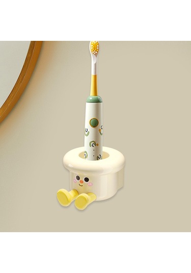 Homyl Diş Fırçası Tutucu Duvara Monte Banyo Düzenleyici Otel Beyaz