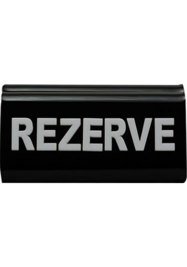 Rezerve Adisyonlu Siyah - Beyaz